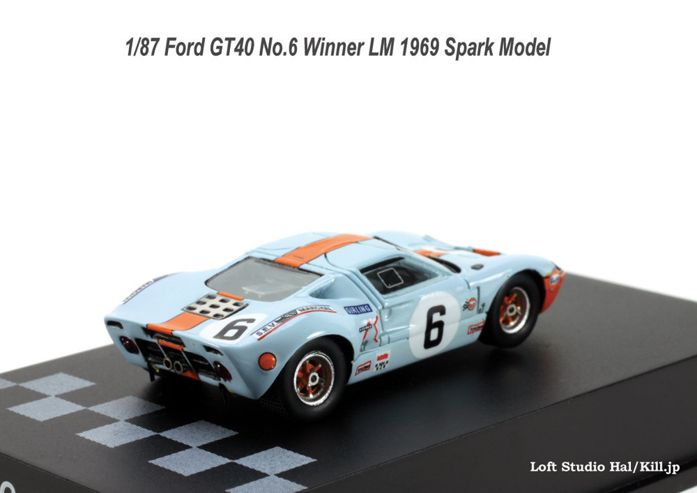 1/87 Ford GT40 No.6 Winner LM 1969 Spark Model