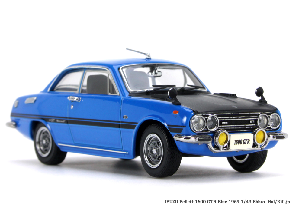 ISUZU Bellett 1600 GTR Blue 1969 1/43 Ebbro