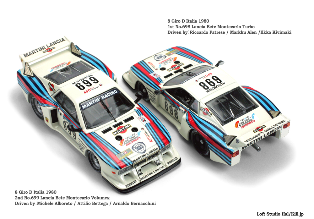 8. Giro d'Italia 1980 Lancia Bete Montecarlo Turbo 1/43 Best Model
