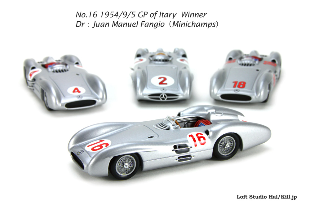 W196R No.16 1954/9/5 GP of Itary  Winner DrFJuan Manuel FangioiMinichampsj