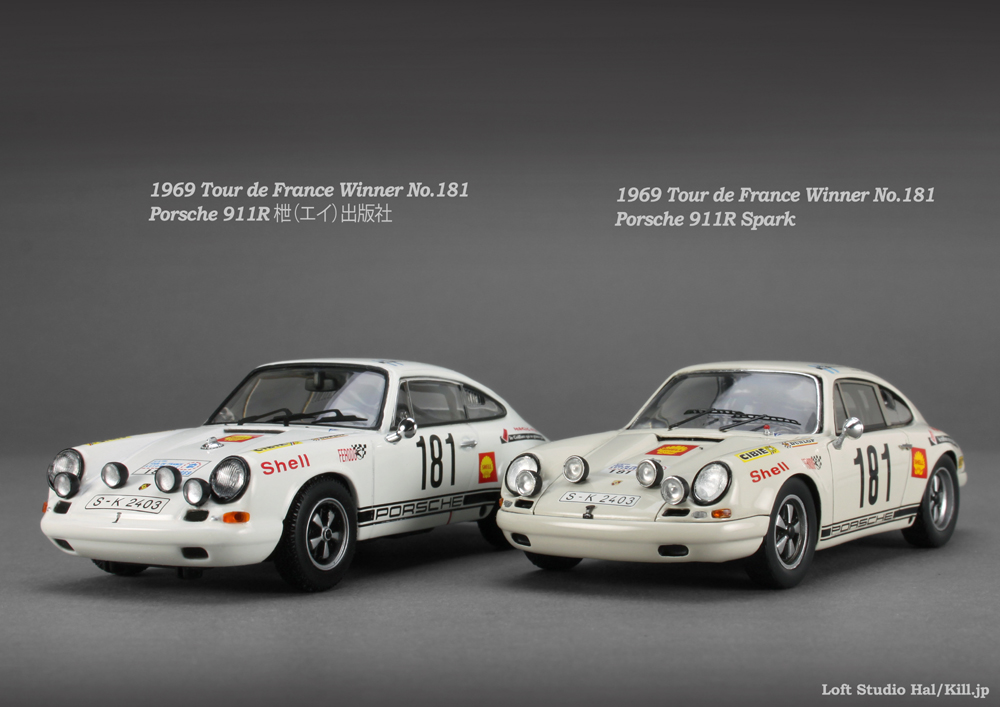 1969 Tour de France Winner No.181 Porsche 911R Spark