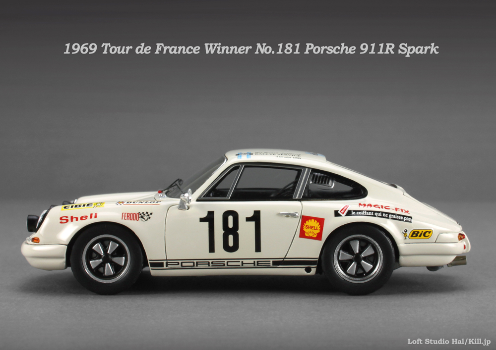 1969 Tour de France Winner No.181 Porsche 911R Spark