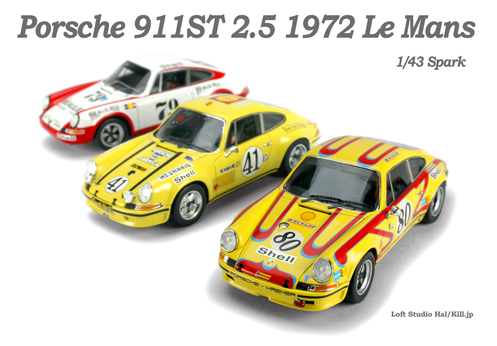 Porsche 911ST 2.5 1972 Le Mans 1/43 Spark