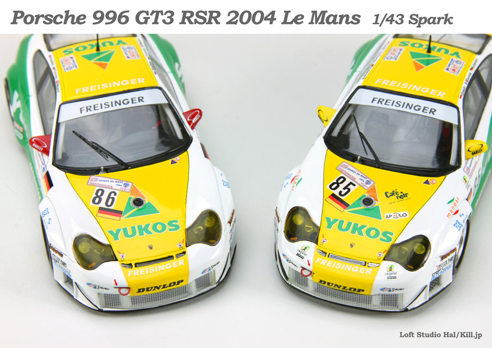 Porsche 996 GT3 RSR 2004 Le Mans 1/43 Spark