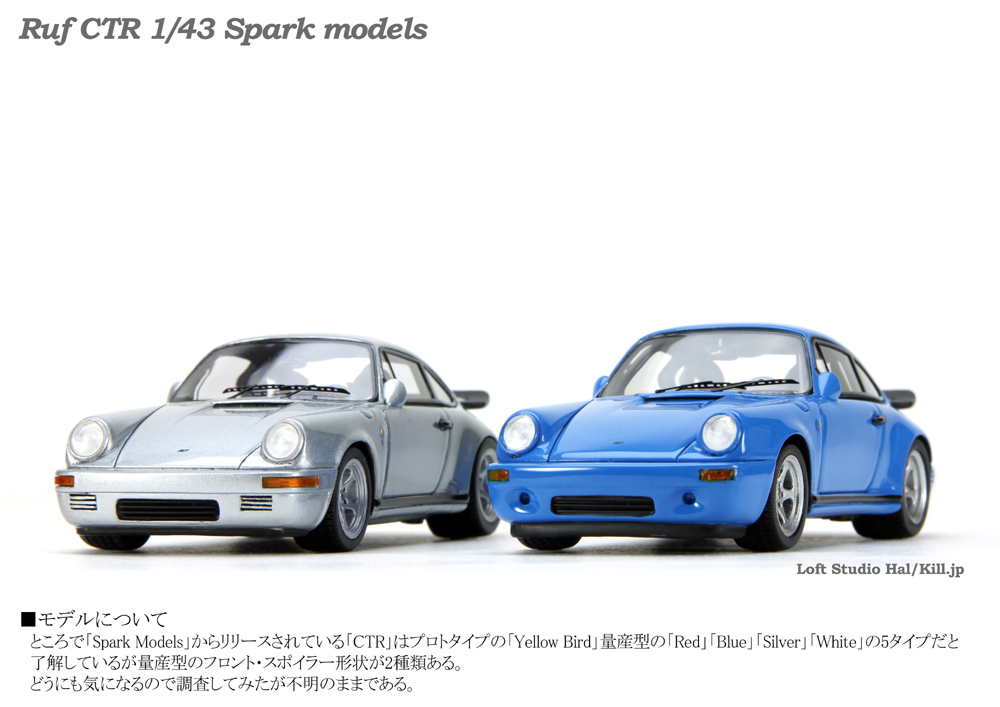 Ruf CTR 1/43 Spark models