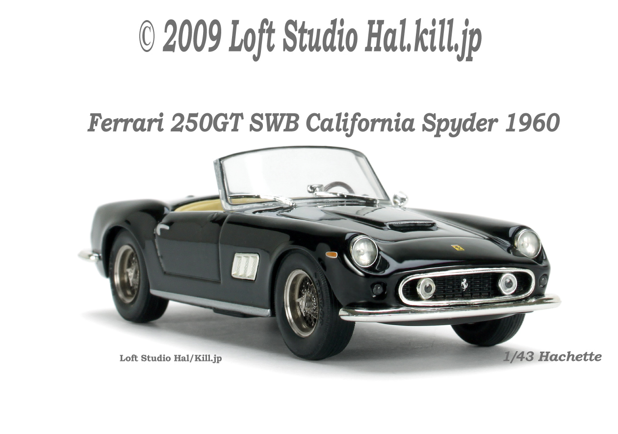 1/43 Ferrari 250GT SWB California Spyder 1960 Hachette