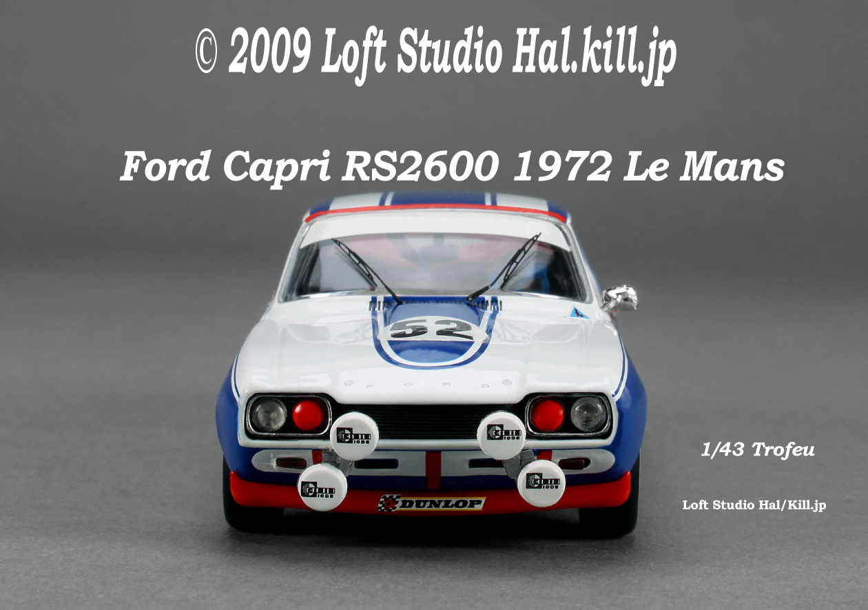 Ford Capri RS2600 1972 Le Mans No.52 Trofeu 1/43