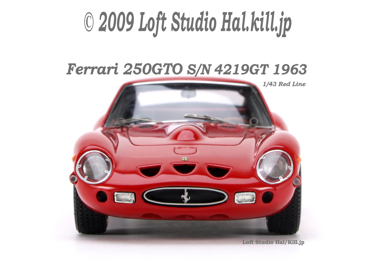 1/43 Ferrari 250GTO S/N 4219GT 1/43 Red Line