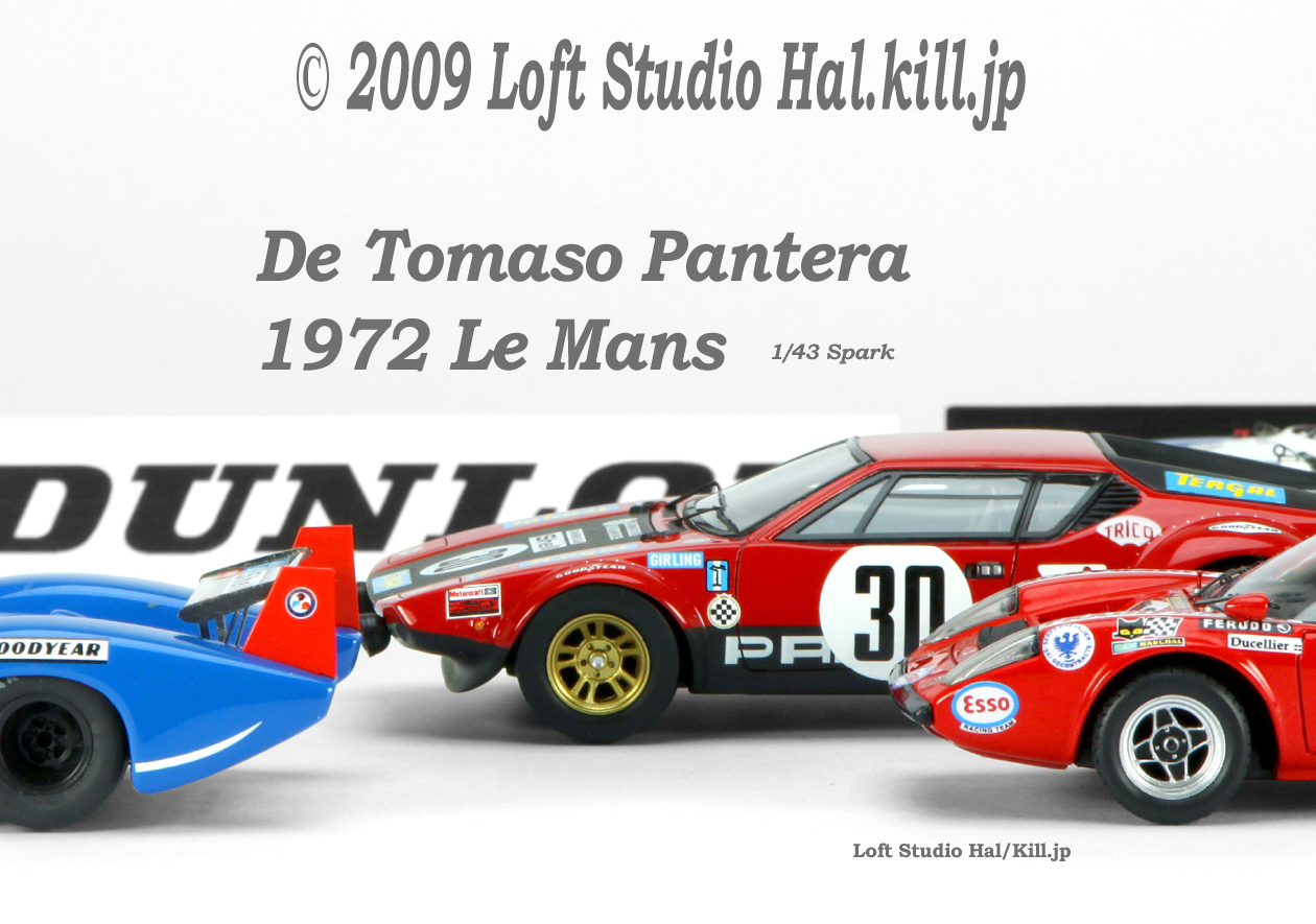 1/43 De Tomaso Pantera 1972 Le Mans Spark