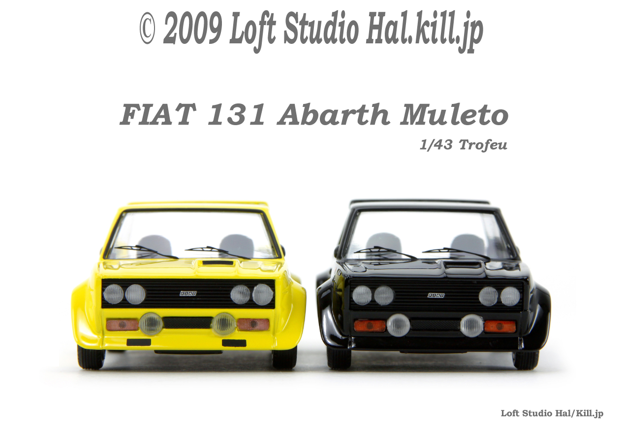 1/43 FIAT 131 ABARTH Muleto Trofeu