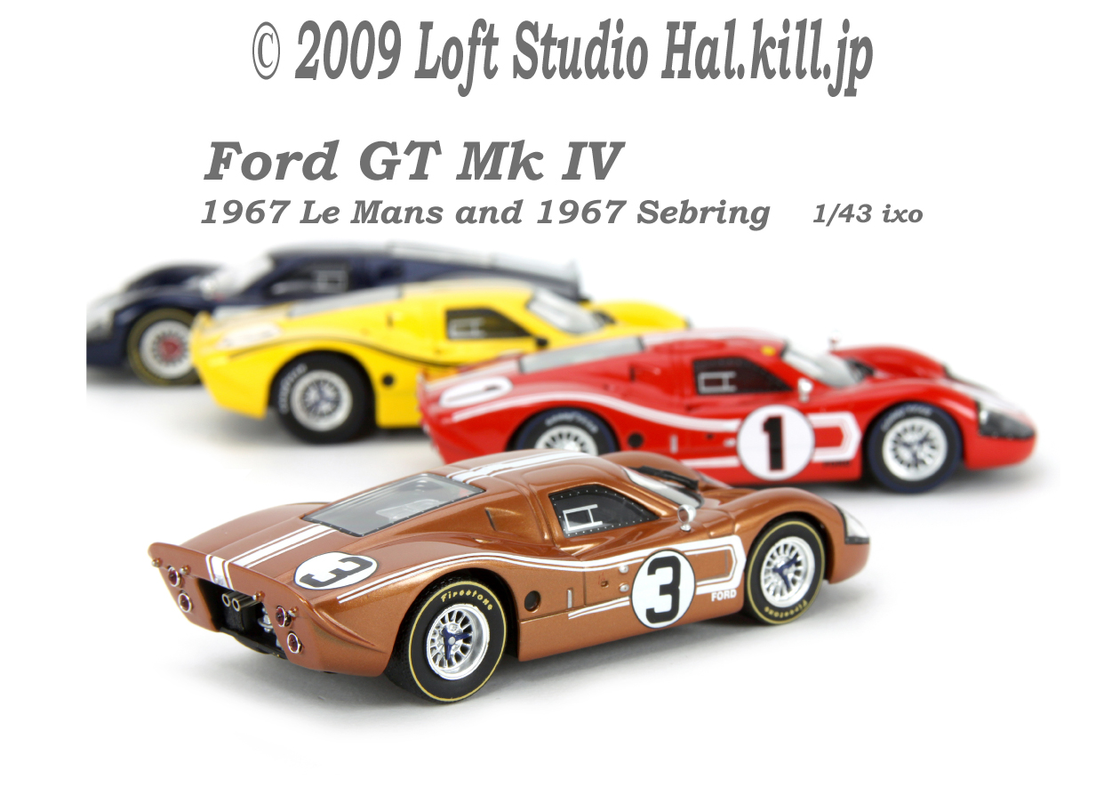 1/43 Ford GT Mk IV 1967 ixo