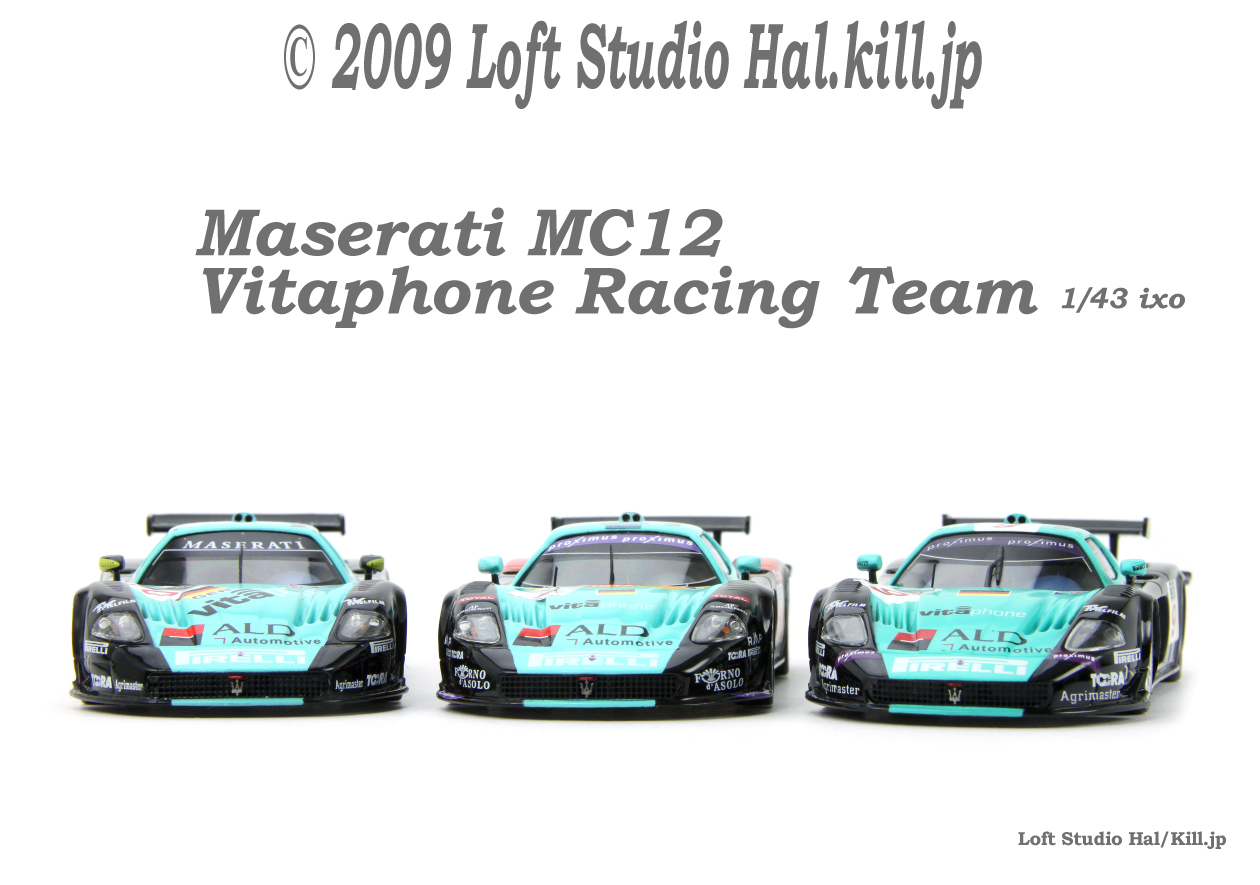 1/43 Maserati MC12 Vitaphone Racing Team ixo