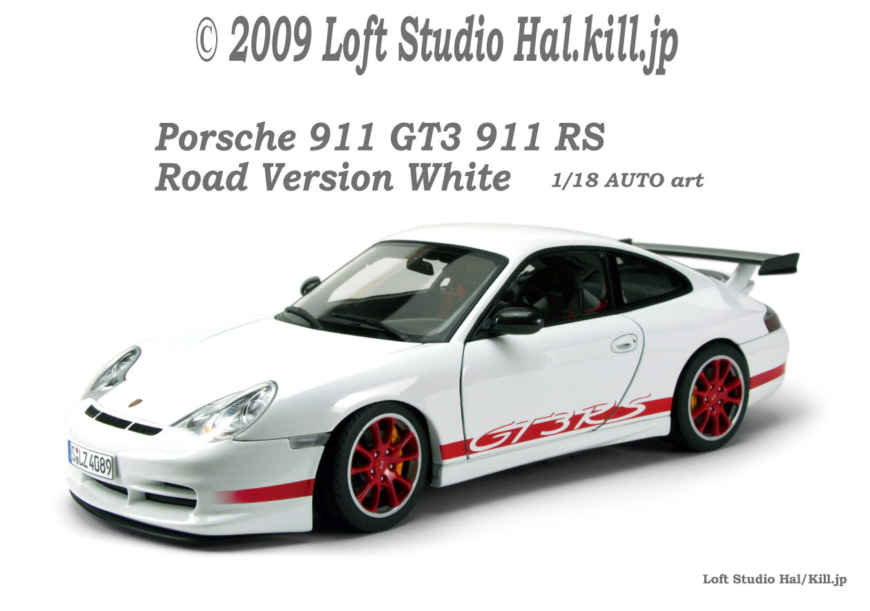1/18 Porsche 911 GT3 RS White Auto art