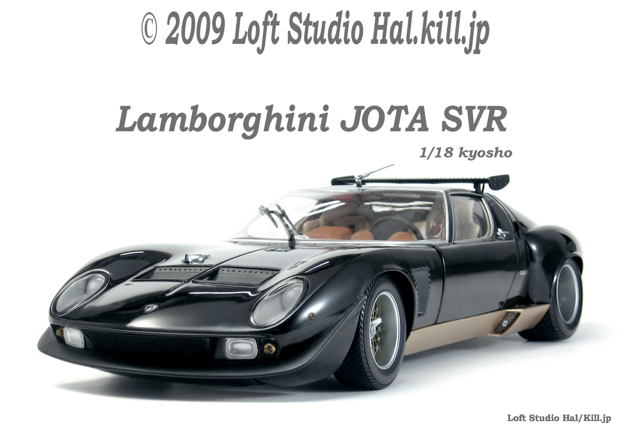 1/18 Lamborghini JOTA SVR Blck kyosho