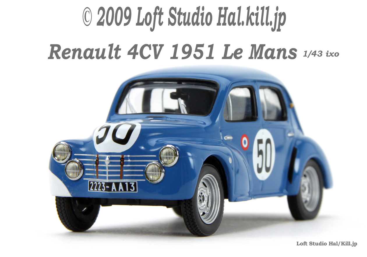 1/43 Renault 4CV LM 1951 No.50 ixo