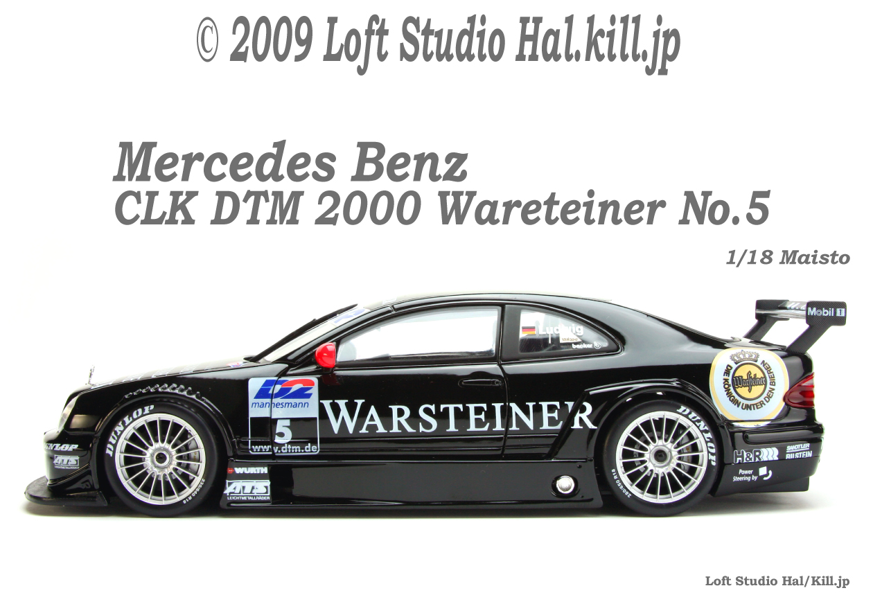 1/18 Mercedes Benz CLK DTM 2000 Maisto