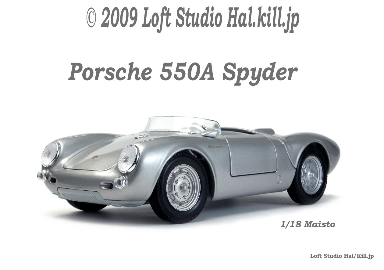 1/18 Porsche 550A Spyder Maisto