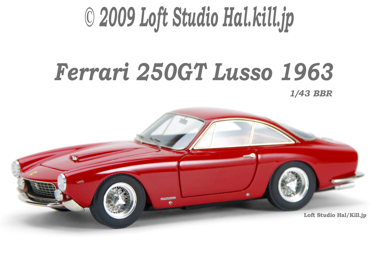 1/43 Ferrari 250 Lusso Street 1963 Red BBR Models