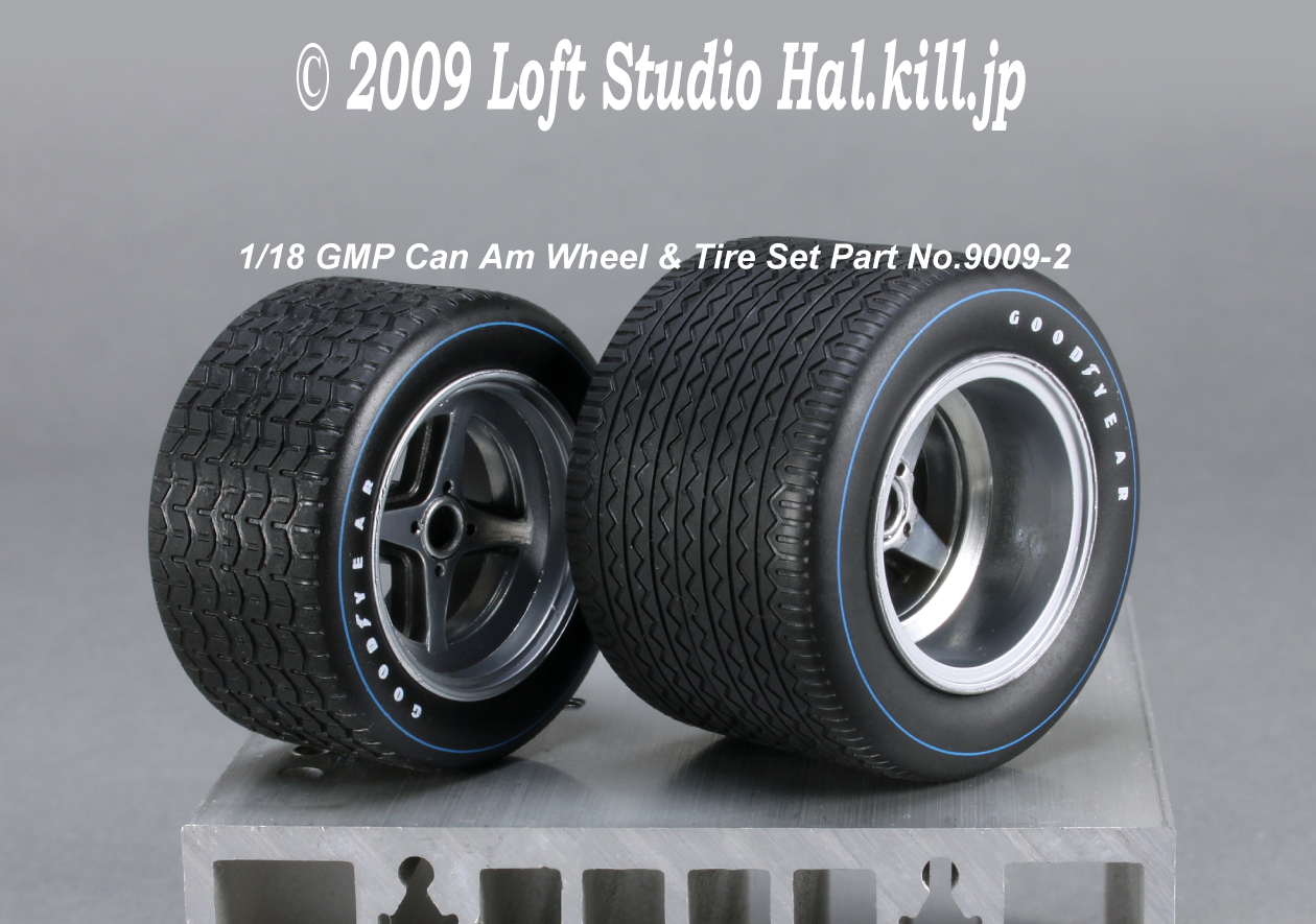 1/18 GMP9009-2 CAN-AM Hheel and Tir Set