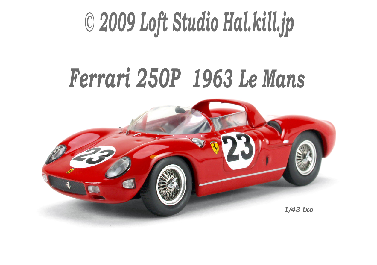 Ferrari 250P 1963 Le Mans ixo 1/43