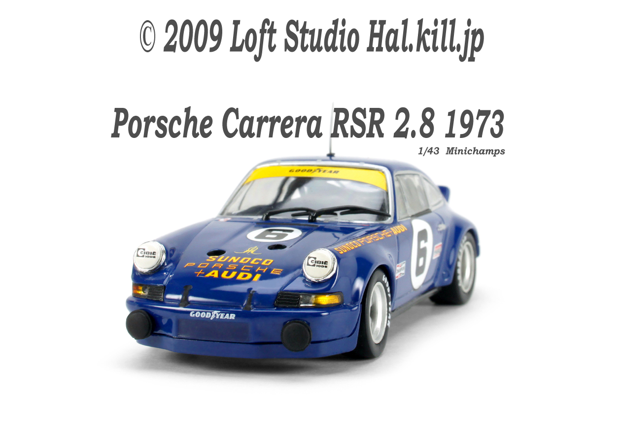 1/43 Porsche 911 Carrera RSR 2.8 1973 Daytona 24H No.6 Minichamps Factory 911 360 0307 R3