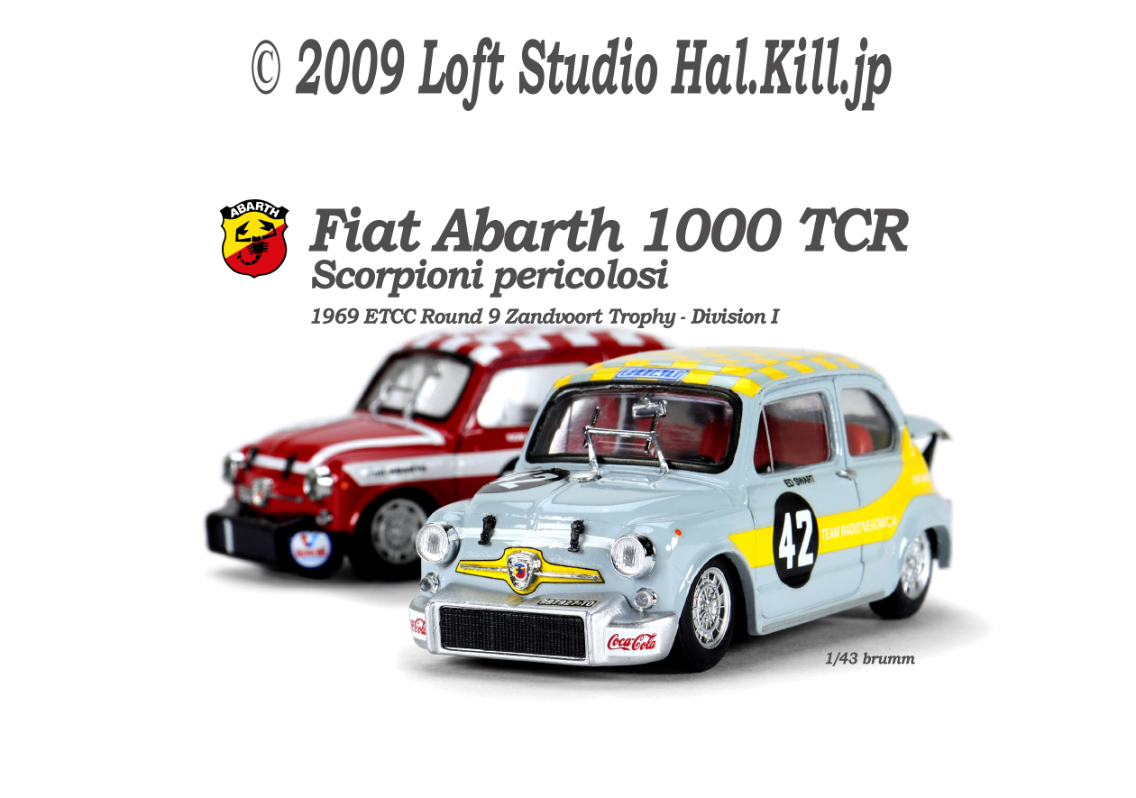 1/43 Fiat Abarth 1000 TCR brumm