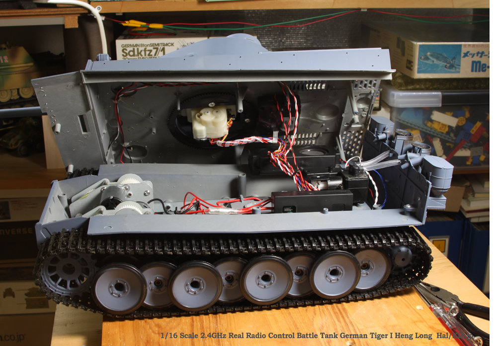1/16 Scale 2.4GHz Real Radio Control Battle Tank German TigerT Heng Long
