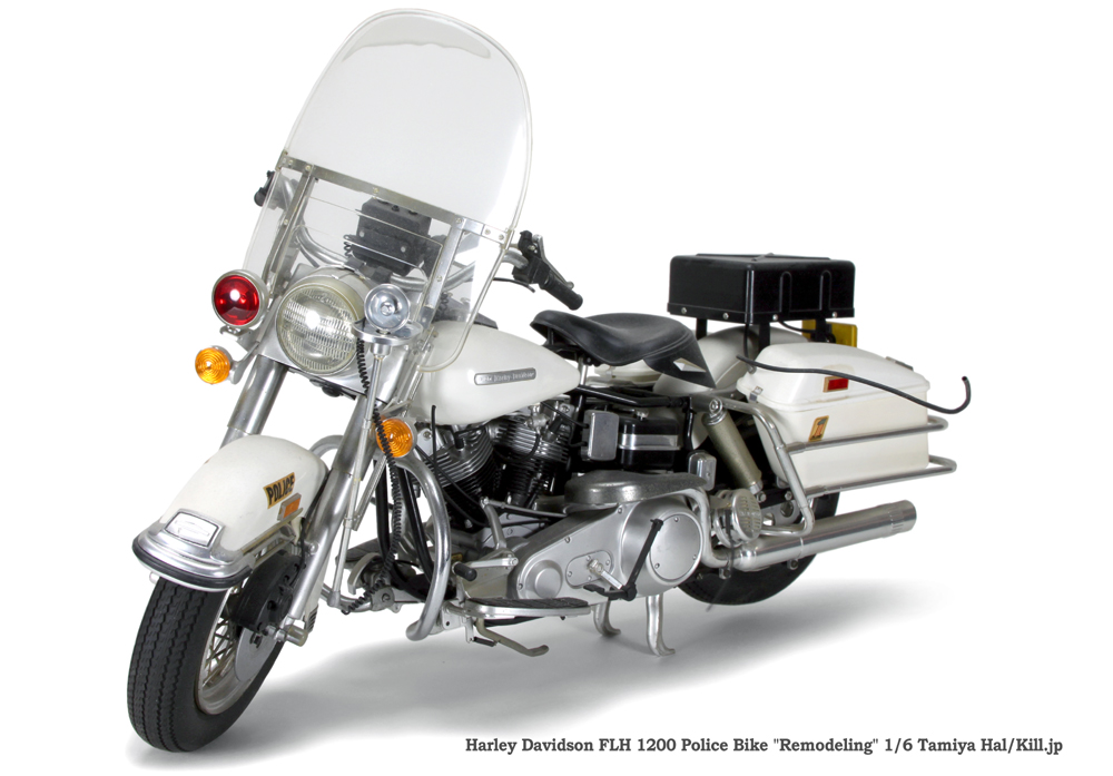 Harley Davidson FLH 1200 Police Bike "Remodeling" 1/6 Tamiya