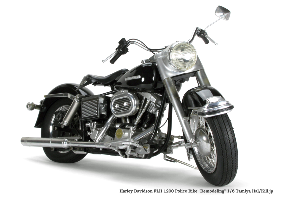 Harley Davidson FLH 1200 Police Bike "Remodeling" 1/6 Tamiya